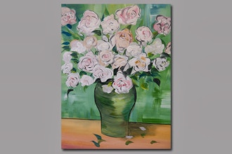 BYOB Painting: Van Gogh White Roses (UWS)